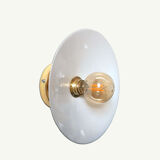 Opaline wall lamp