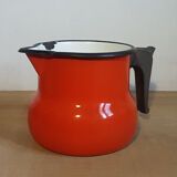 Decorative set of enamelled kitchen appliances