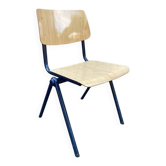Vintage Galvanitas S35 chair – blue compass frame