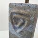 Vintage 1970s table lamp in cement & stones