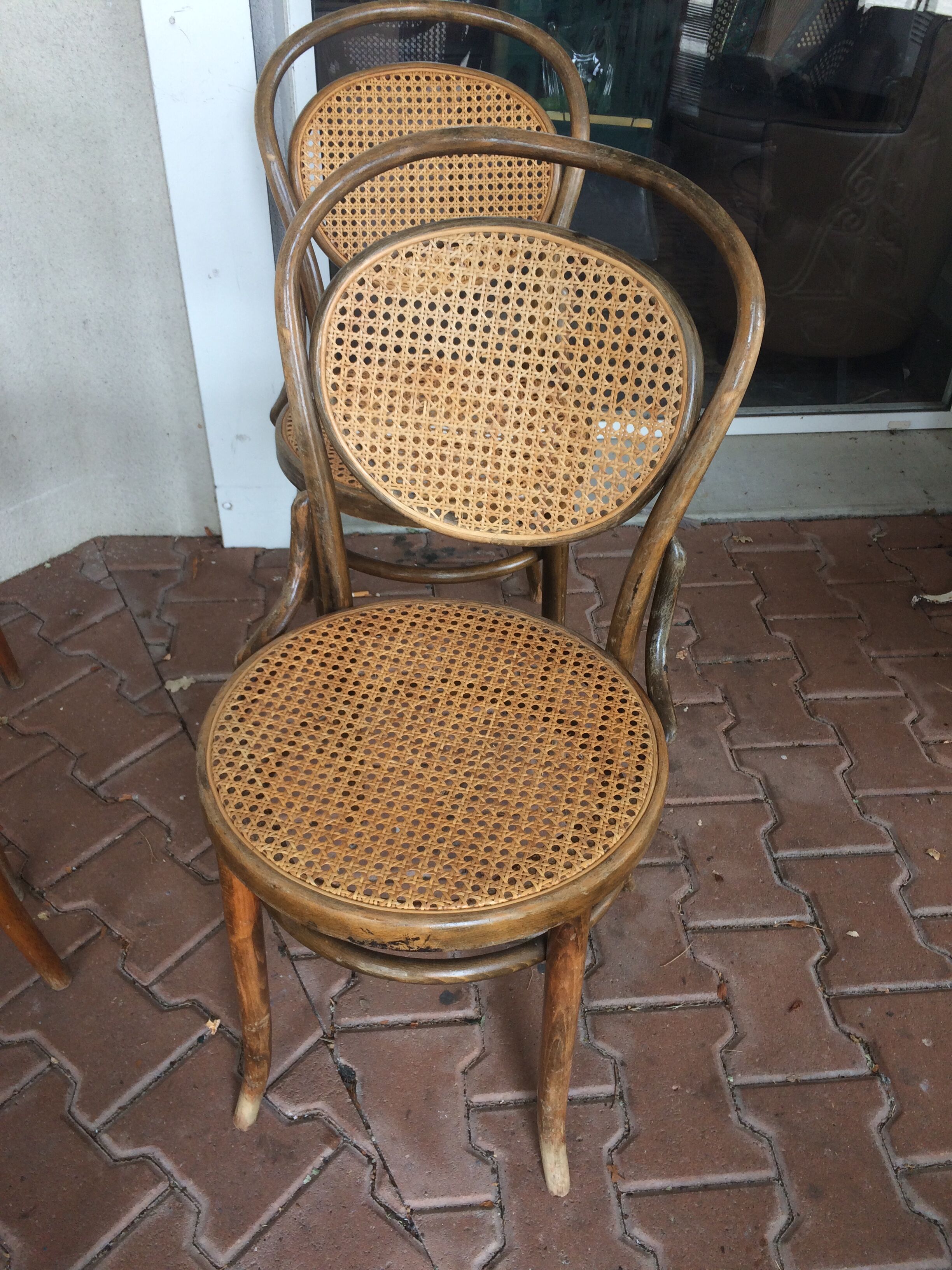 Paire de chaise bistrot