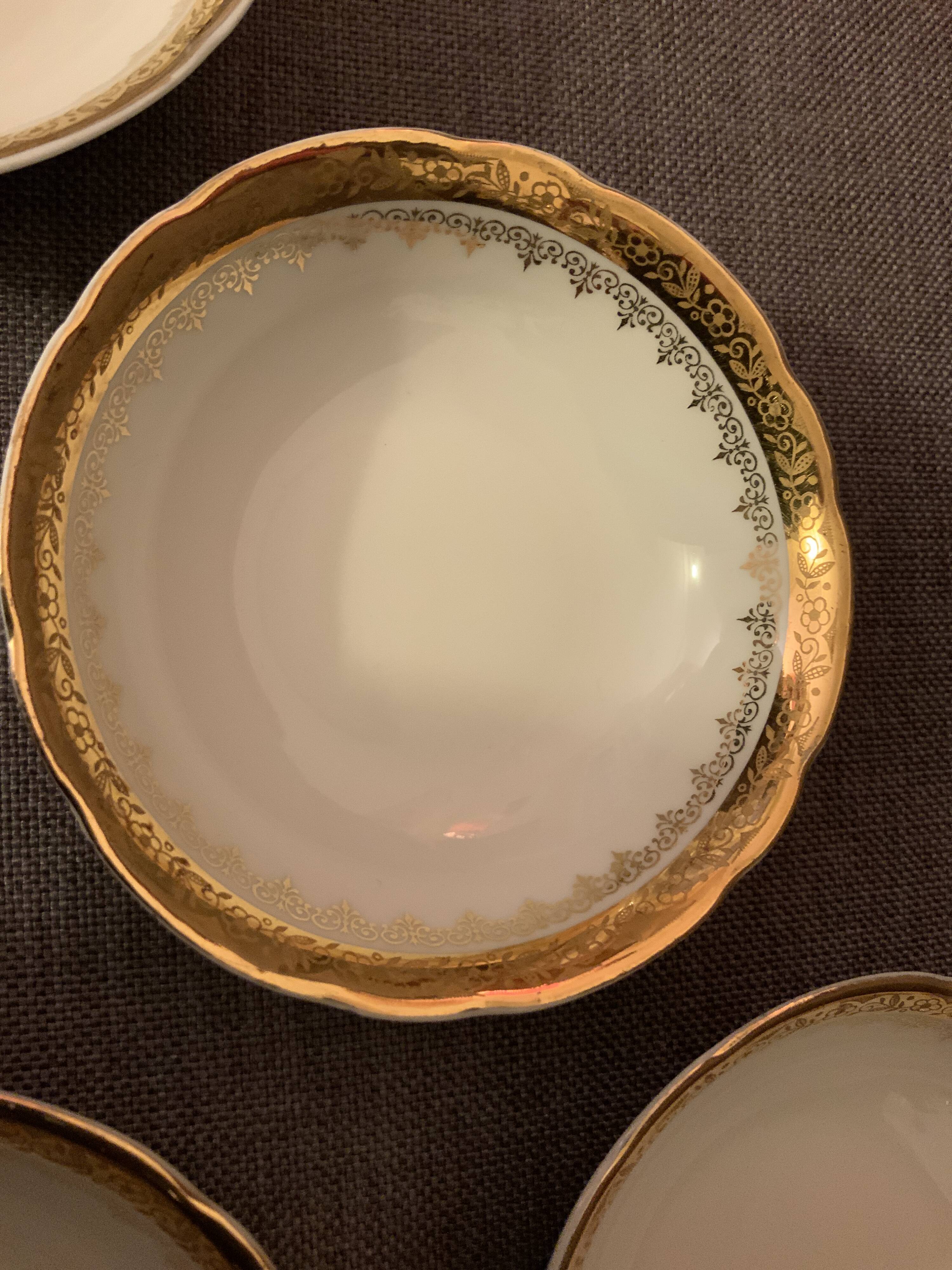 Salad and cups for fruit salad