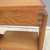 Vintage retro bedside table compass foot