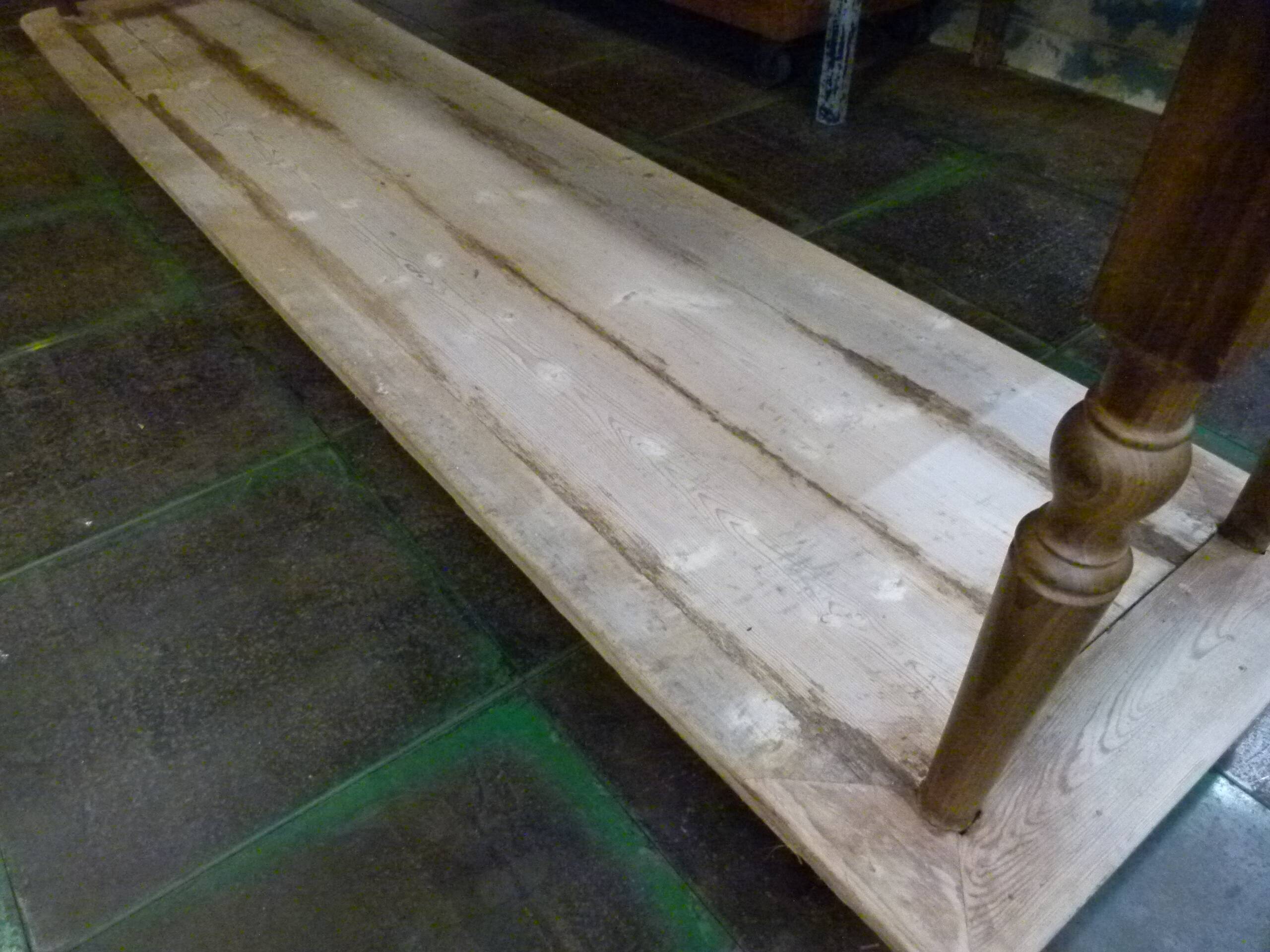 20th century solid wood craft table