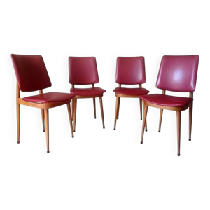 4 chaises Baumann modèle