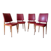 4 Baumann chairs model Nadia, 1960