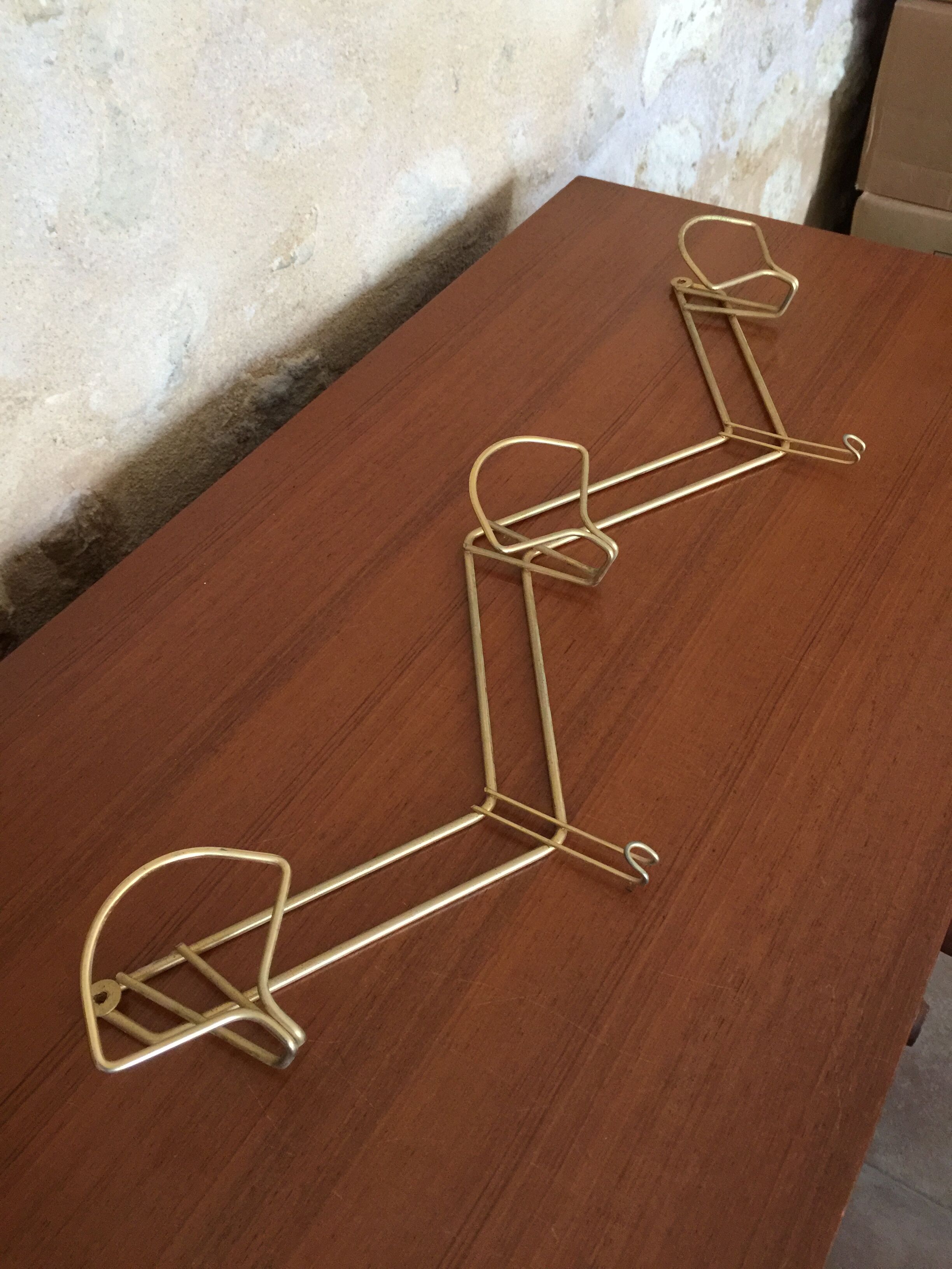 Vintage metal patère