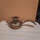 Antique bronze candle holder