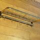 Train luggage rack style coat rack