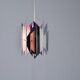 Tivoli Pendant Lamp by Simon Henningsen for Lyfa. Denmark 1962 (blk)