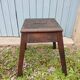 2 antique wooden workshop stools