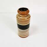 Ceramic, modernist vase, Scheurich, Germany, 1960s.