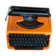 Machine à écrire vintage orange brother 210