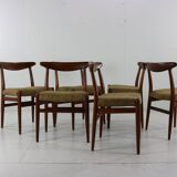 Superb Danish design dining chairs by Hans Wegner