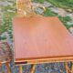 1 Table 1 fauteuil 3 chaises en bambou et rotin attribués à Audoux et Minet