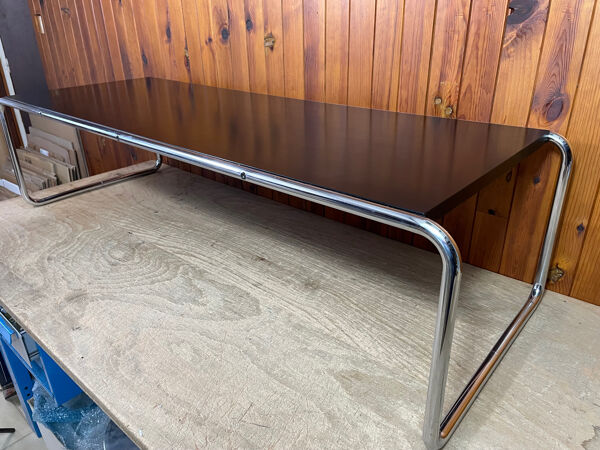 Table basse Laccio de Marcel Breuer édition Gavina 1950/60 (étiquette)