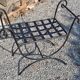 Stool/Seat "Curule" Neo-Classical Empire style