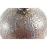 Enamelled ceramic vase