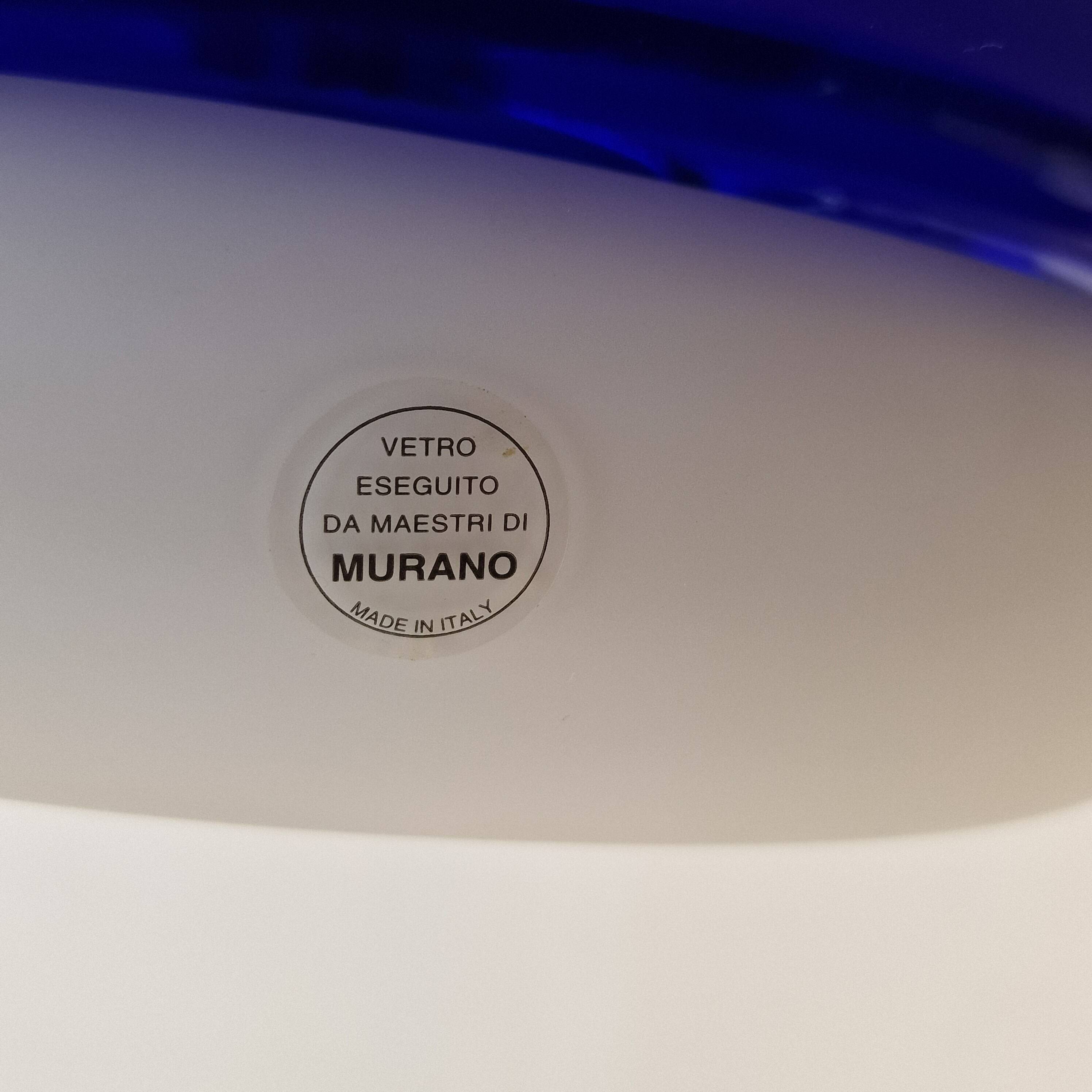 "Bauta" Murano Glass Pendant Lamp by Vistosi, Italy 1980s