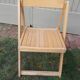 Wooden folding chair