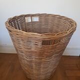 Panier à linge en rotin