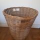 Panier à linge en rotin