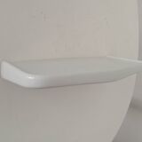 60s ceramic bathroom wall shelf