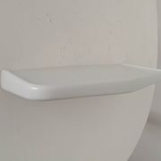 60s ceramic bathroom wall shelf
