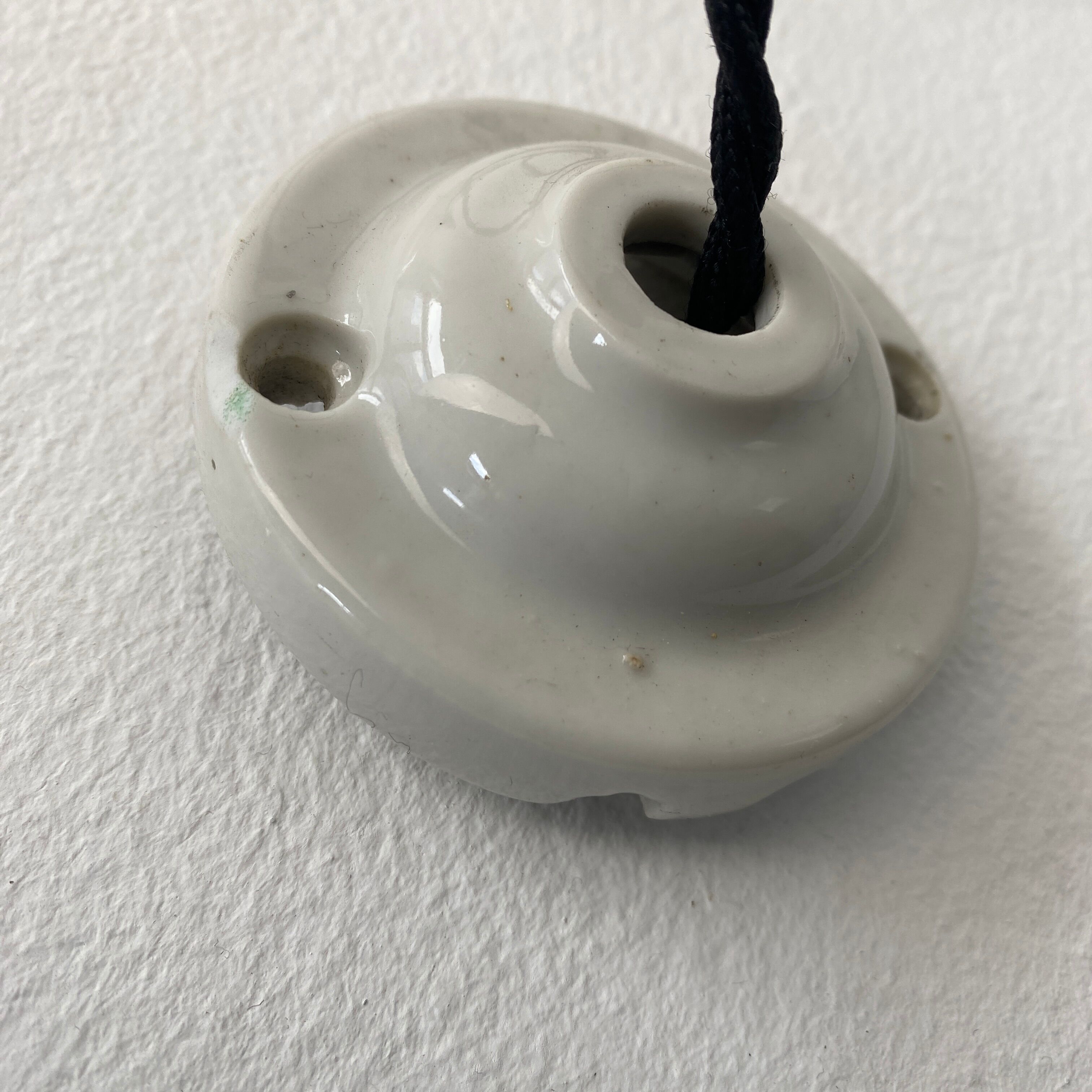 Old vintage opaline pendant lamp