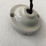 Old vintage opaline pendant lamp