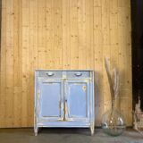 Blue patinated Parisian buffet
