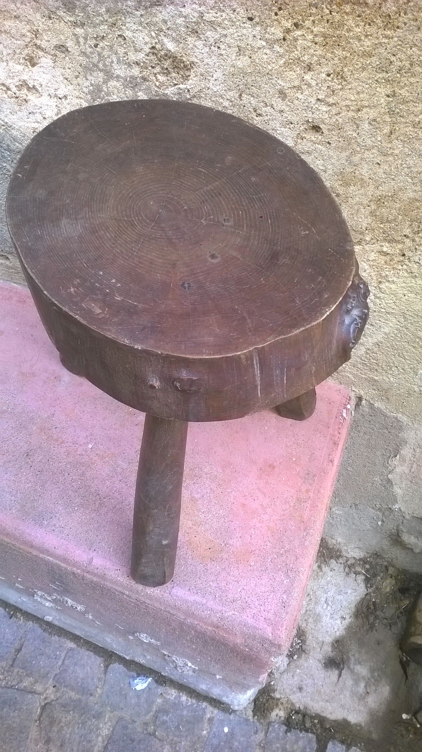 Vintage tripod stool