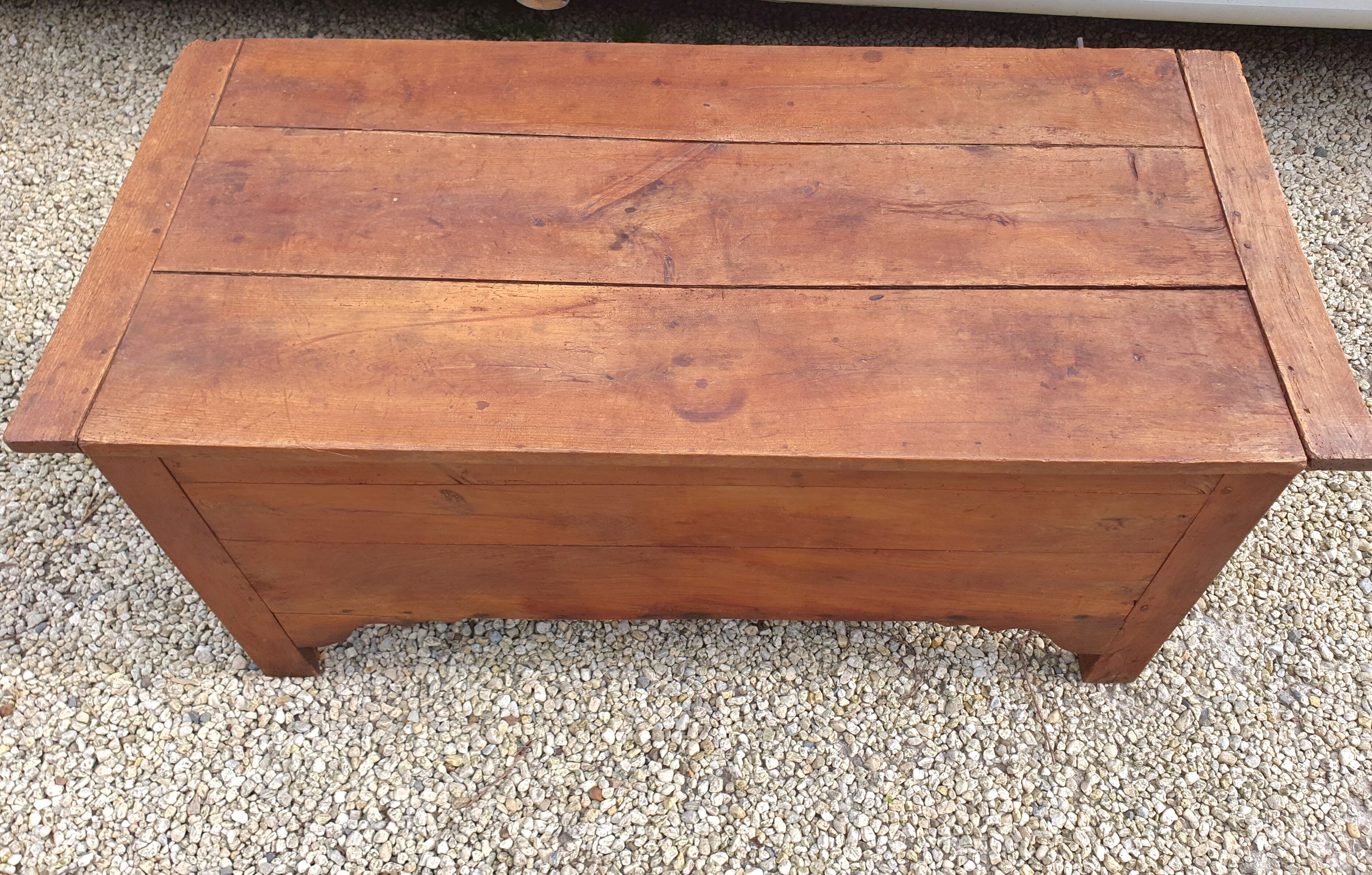 Old wooden chest 135cm long