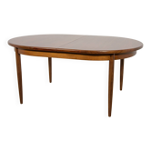 Table à manger ovale en teck de style mid-century modern de G-Plan, Royaume-Uni, années 1960.