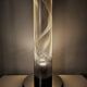 Postmodern tubular floor lamp "Tall Spiral No.5" by Thierry Vide 1999