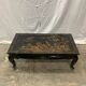 Vintage Japanese-style coffee table in painted lacquered wood