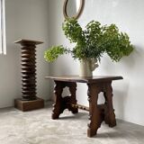 50s Brutalist Oak Coffee Table