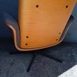 1970 style rotating designer armchair