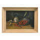 Tableau nature mort aux cerises et au thé 1928