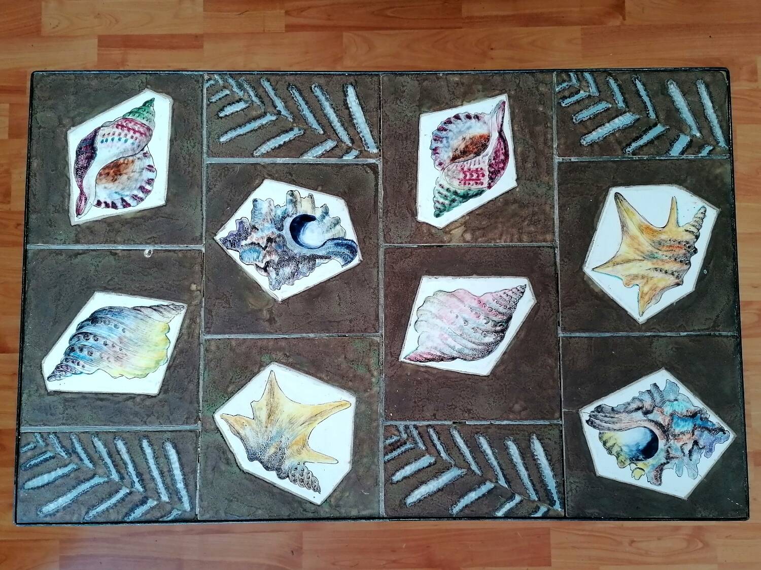 Vallauris coffee table, 1960. Mme Roux decor