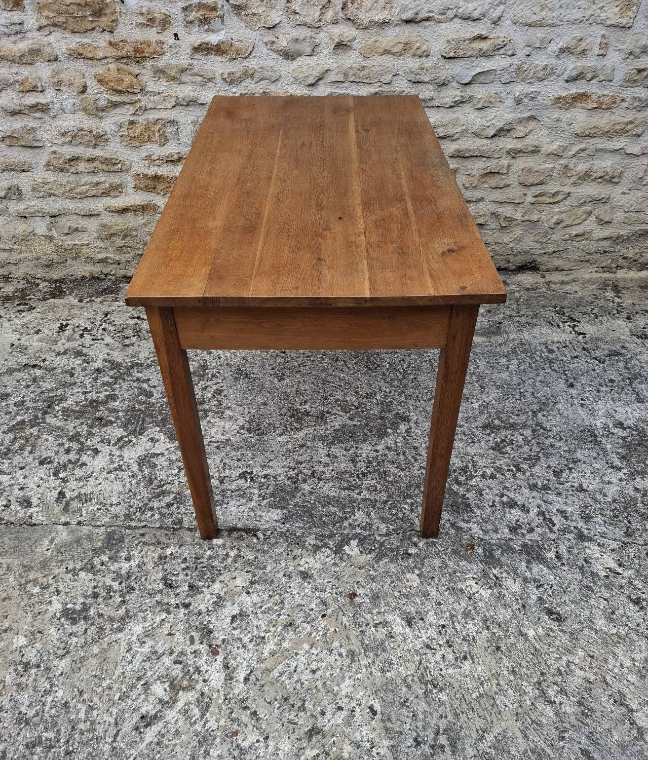 Oak farmhouse table 129 cm x 68 cm