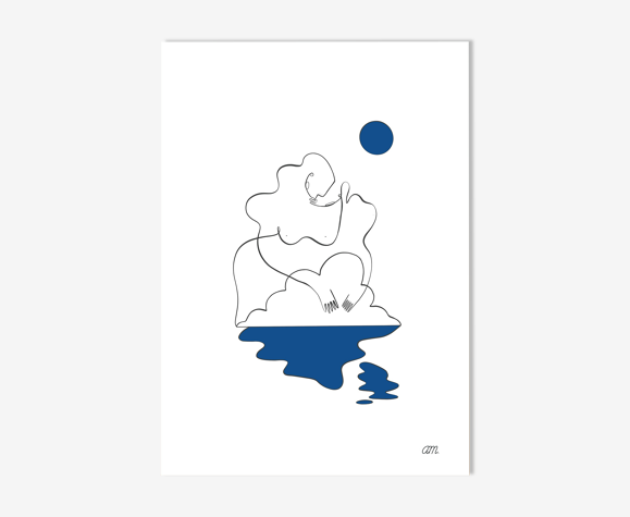 Illustration n°08 " Ondine " collection " L'éveil "