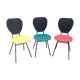 Lot de 3 chaises vintage 1960