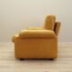 Canapé en cuir jaune, design italien, années 1960, fabricant : B&B Italia, design