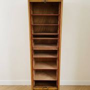 Classeur à rideau ancien en chêne