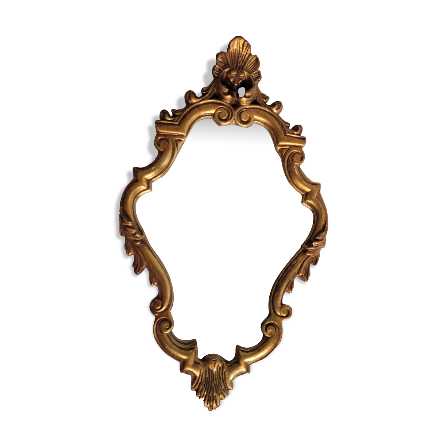 Gilded mirror worked 33x58cm