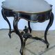 Blackened pear middle table