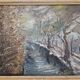 Lucien Delarue (1925-2011) - Oil on canvas - Path in Sologne