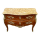 Commode Louis XV marqueterie bois de rose à 3 tiroirs