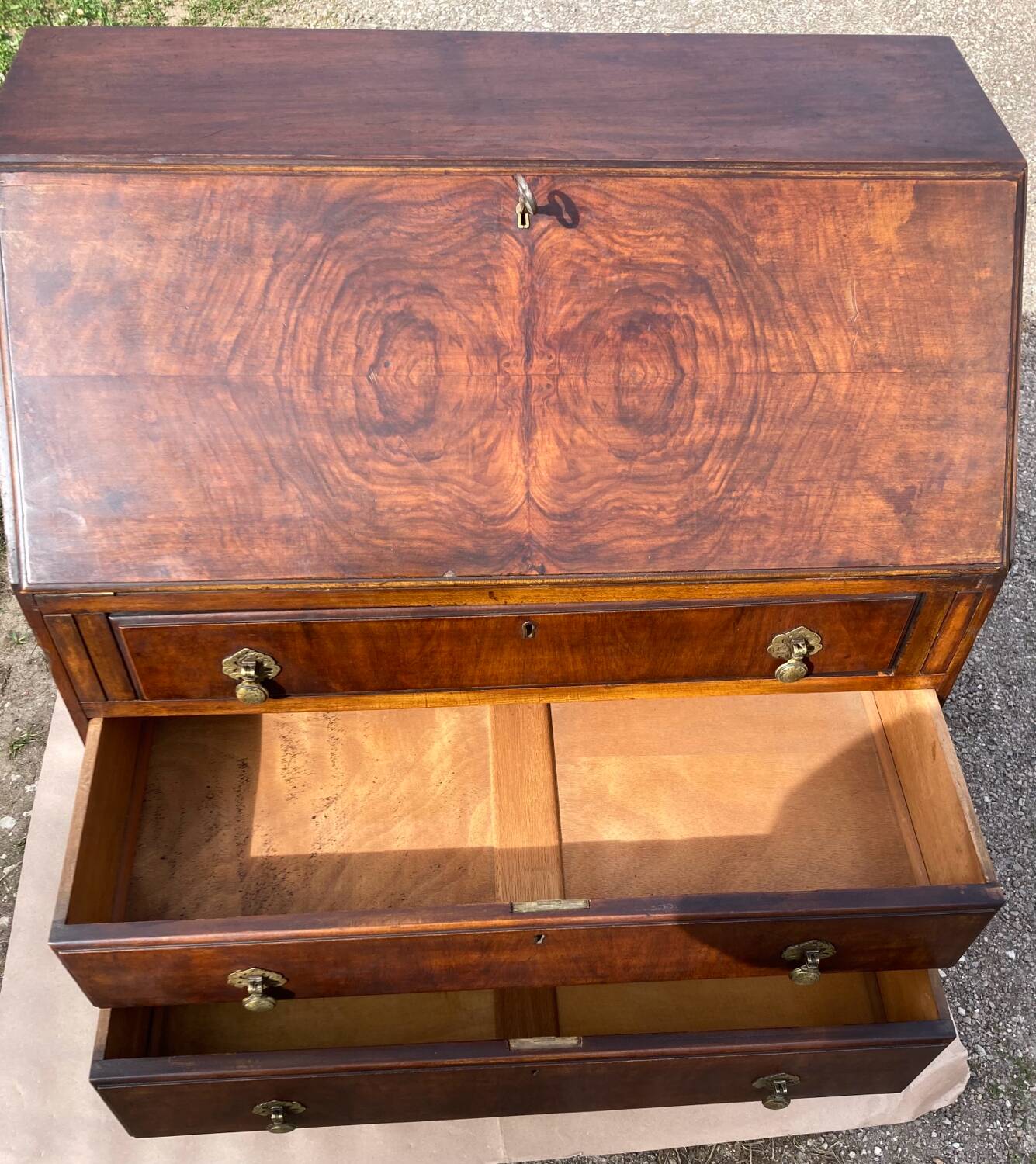 Sloping desk or writing desk, early 20th century, Made in England